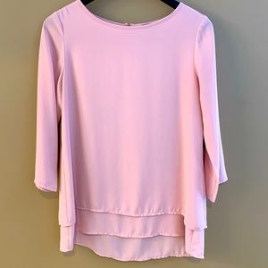 The Limited blush pink blouse